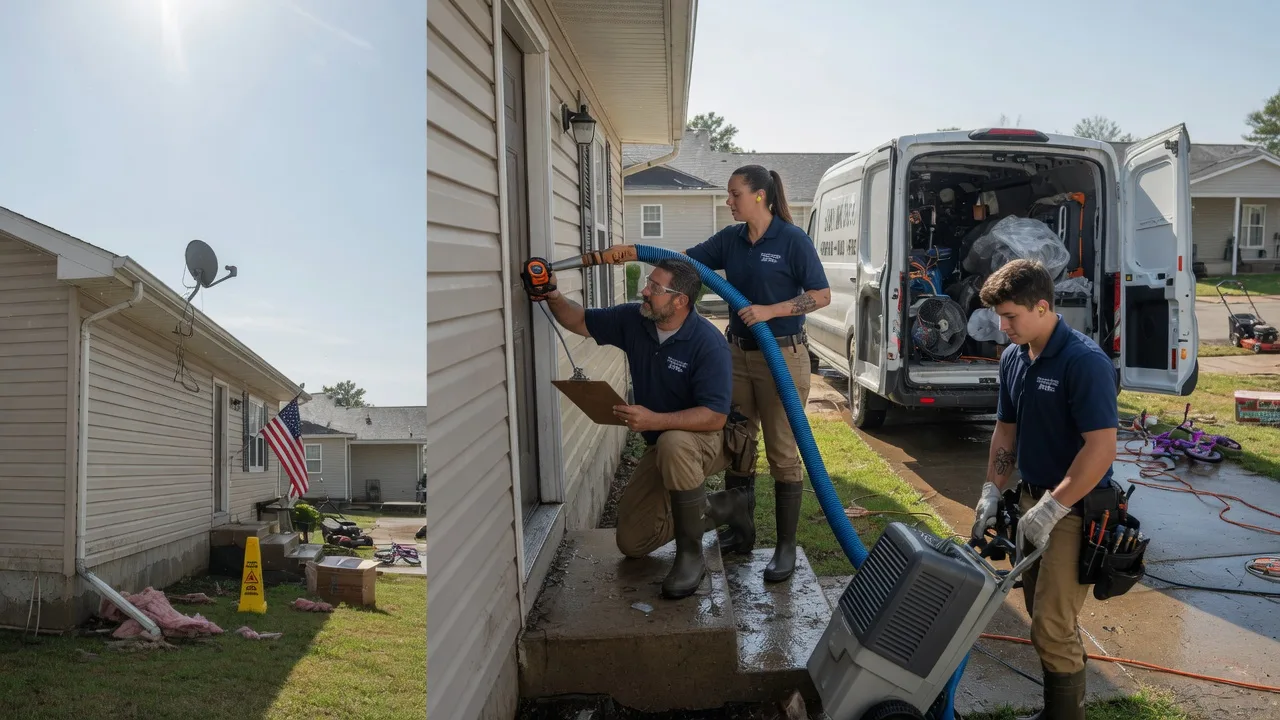 Ceiling Water Damage Restoration in Erwinville, LA near me